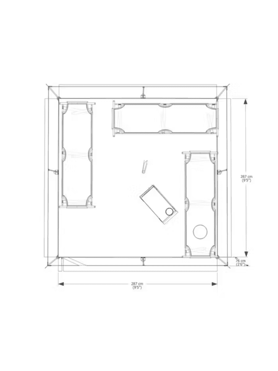 Tente d’hiver | Esker Classic 3x3m