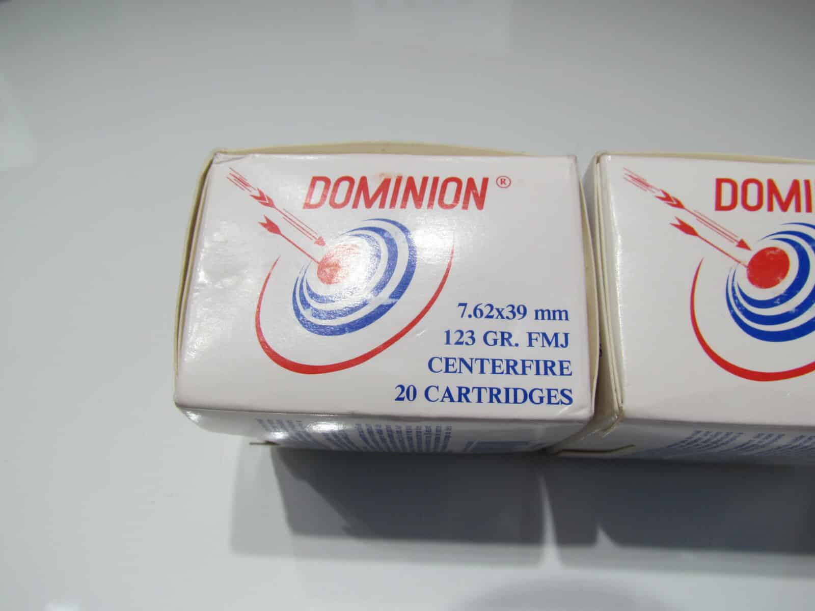 Munition 7.62x39mm 123 gr FMJ ( 2 bts de 20 balles )