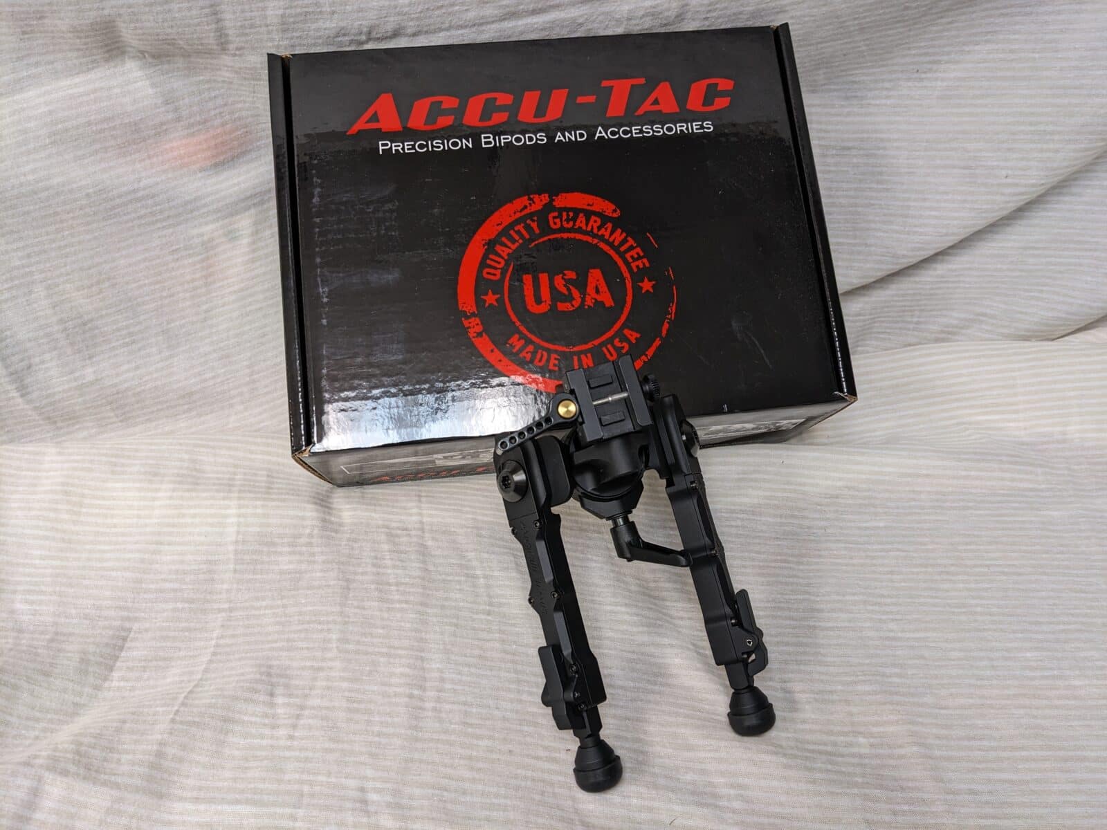 Bipod Accu-Tac PC-4 avec base détachable style Picatiny