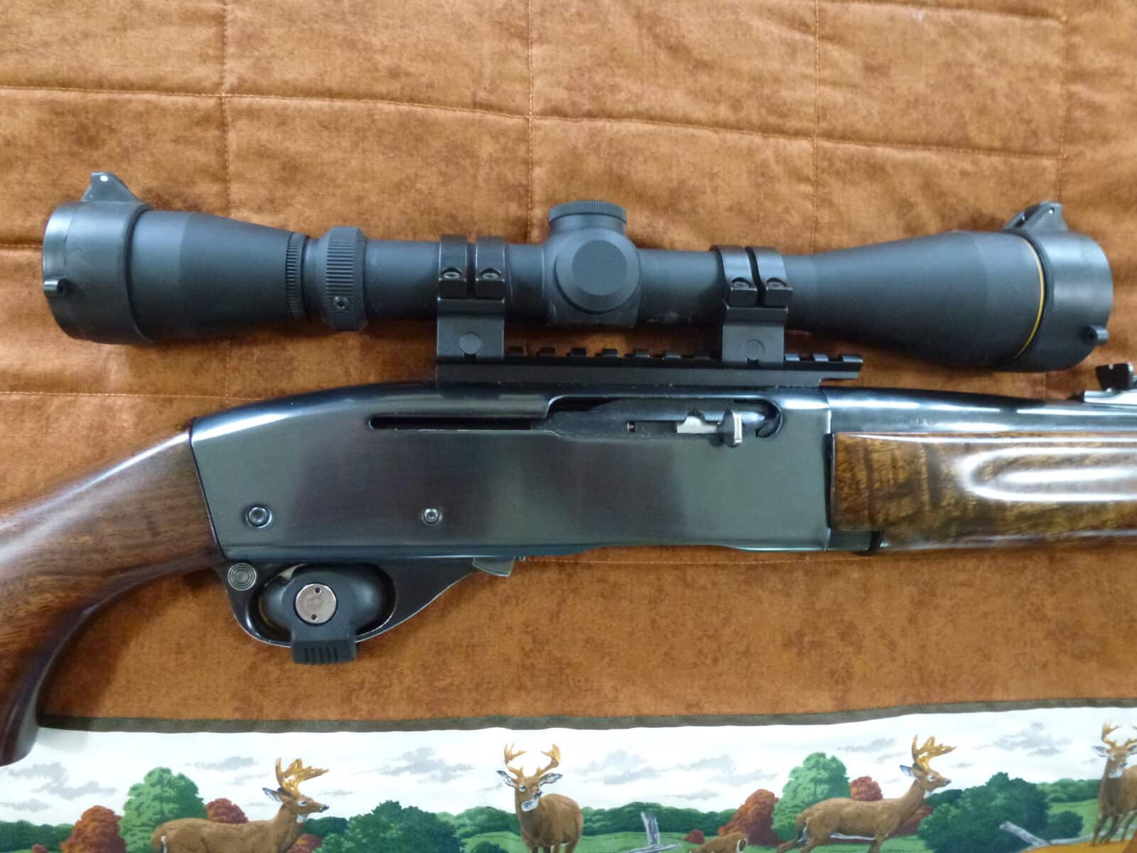 Remington Woodmaster 740 308 semi-auto+scope Leupold VX-1 3x9x40