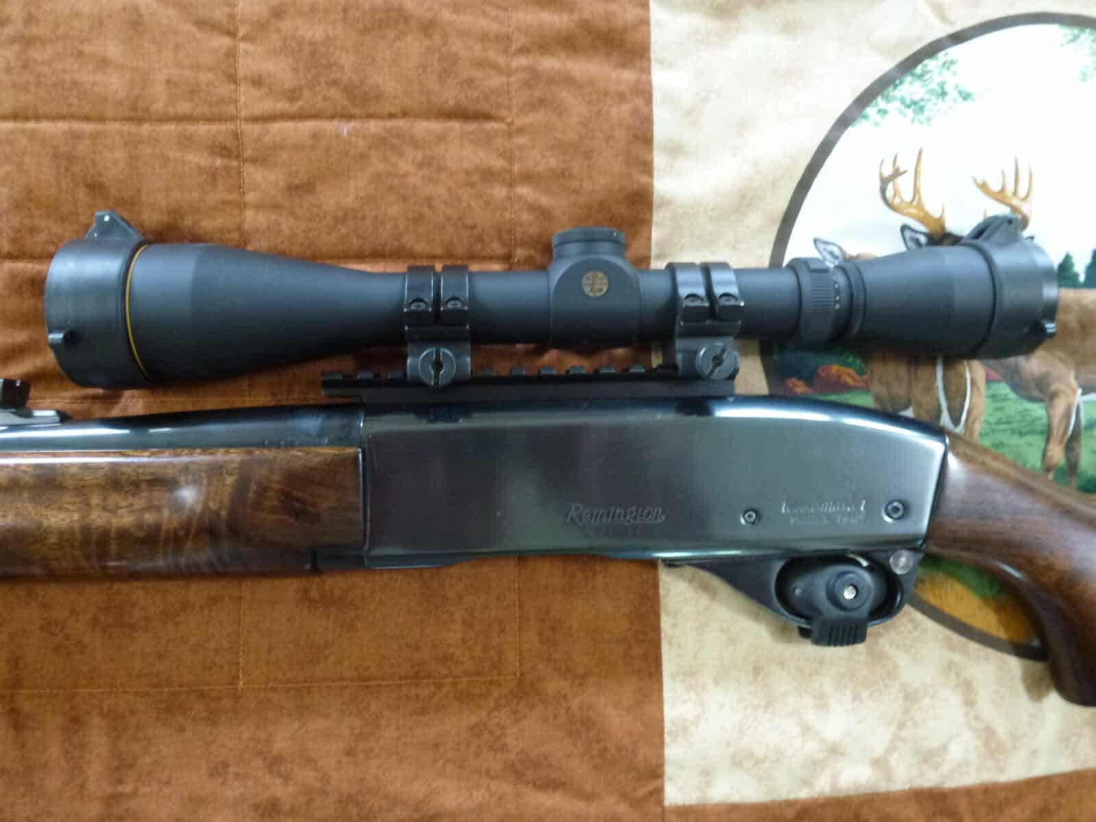 Remington Woodmaster 740 308 semi-auto+scope Leupold VX-1 3x9x40