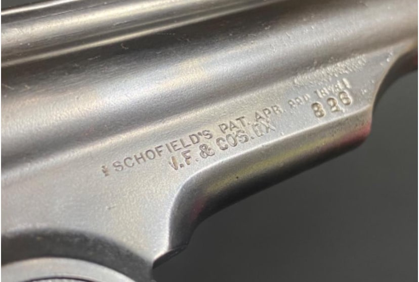 revolver schofield WELLS FARGO CALIBRE 45