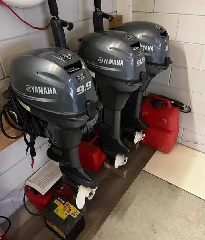 Various Yamaha engines used: 9.9; 25; 40; and others