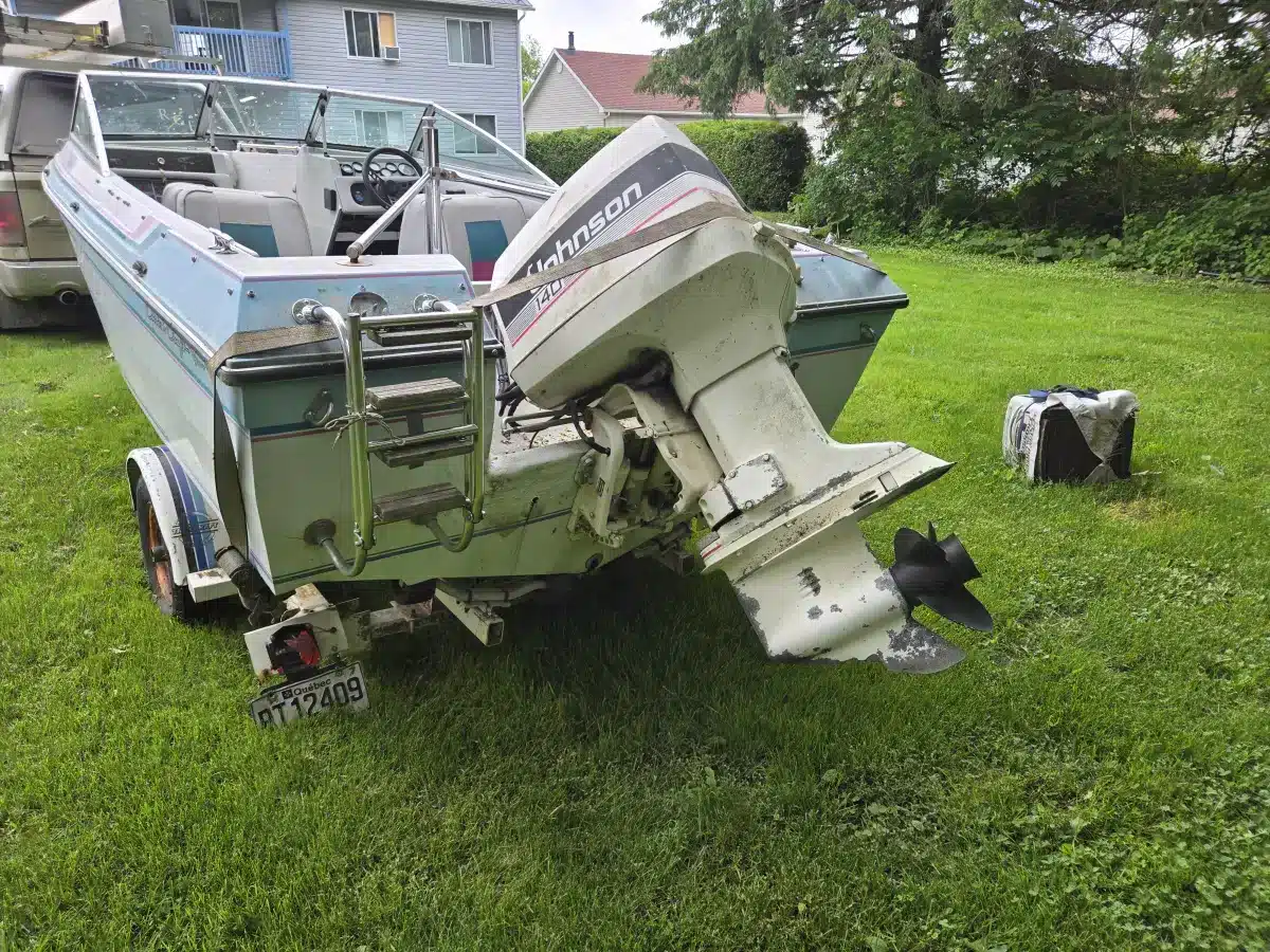 Bateaux 16pied et trailersans moteur