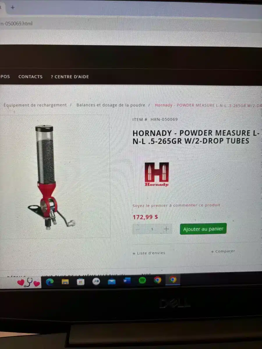 Hornady doseur