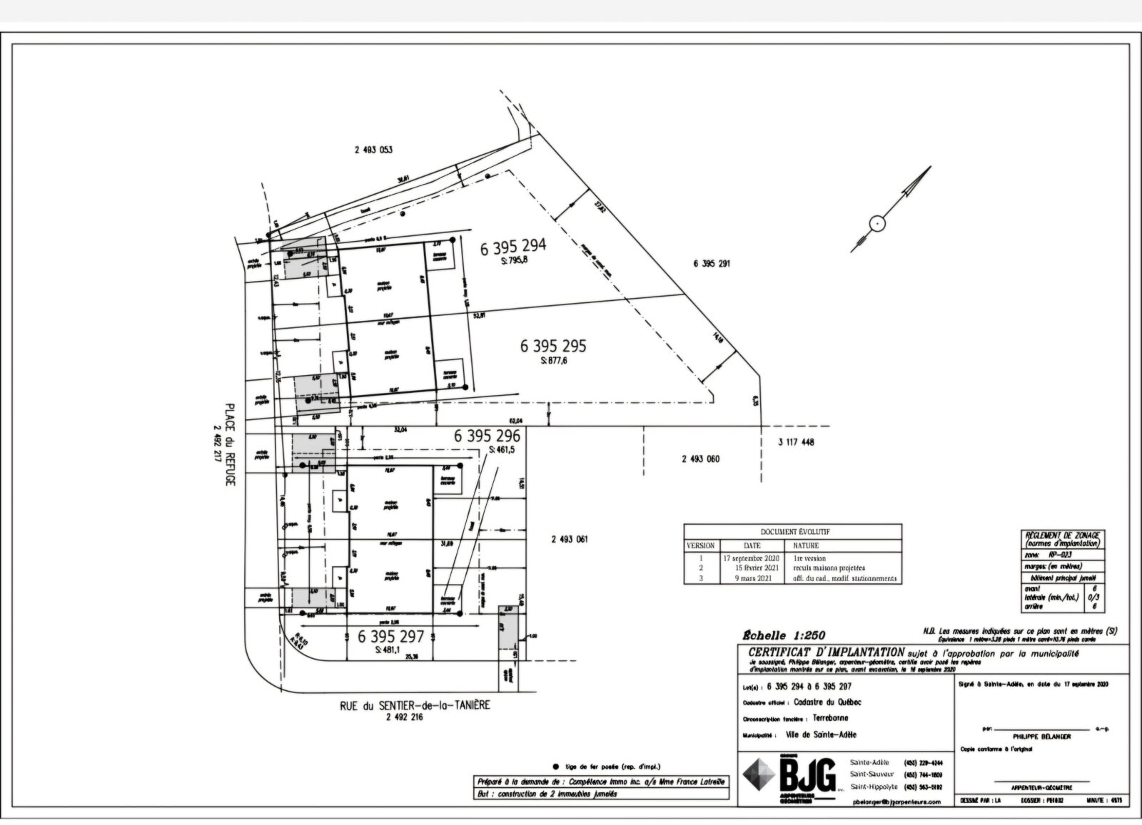 Terrain à vendre prêt à construire