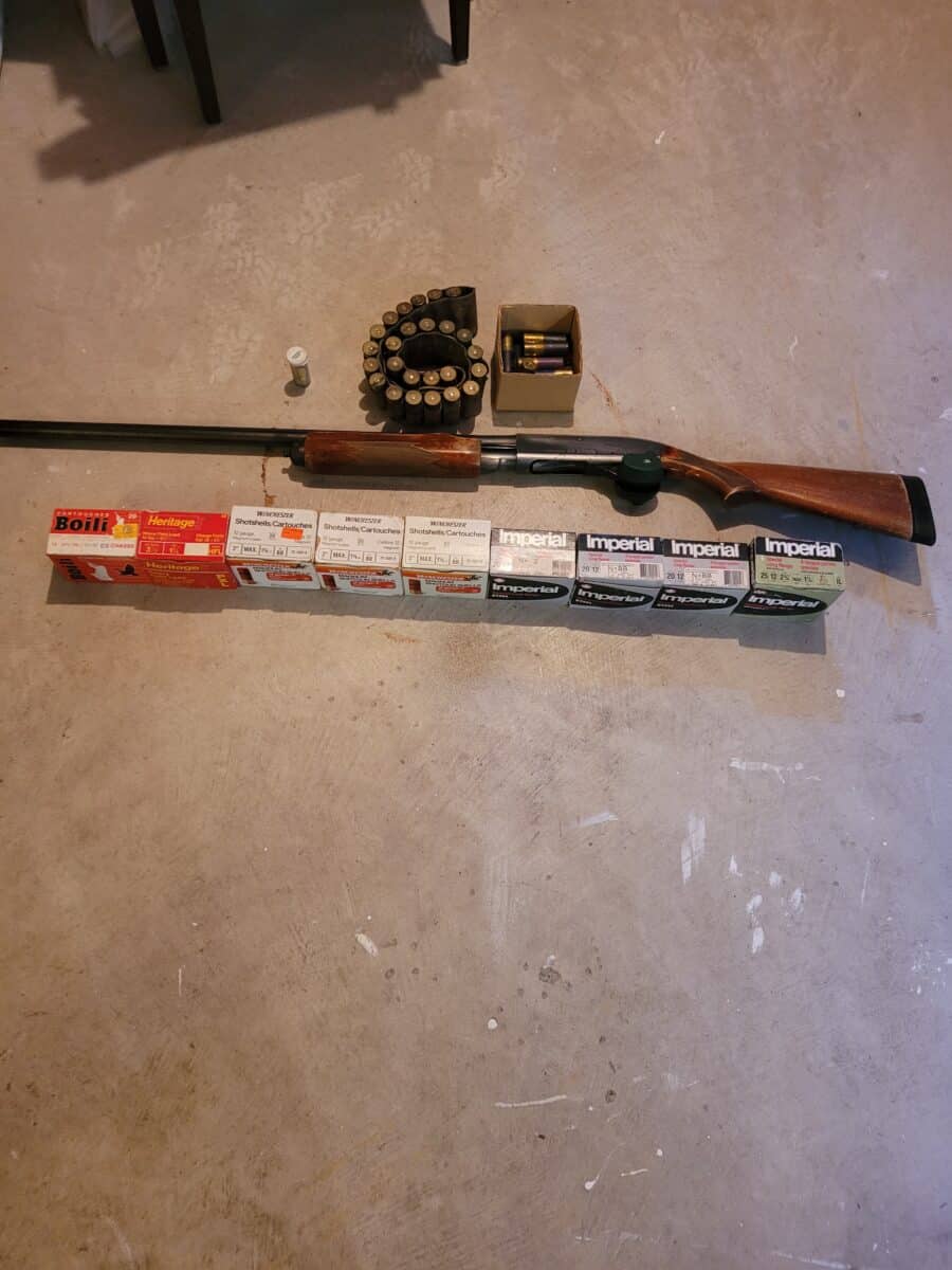 Fusil de Chasse calibre 12 Remington à Pompe