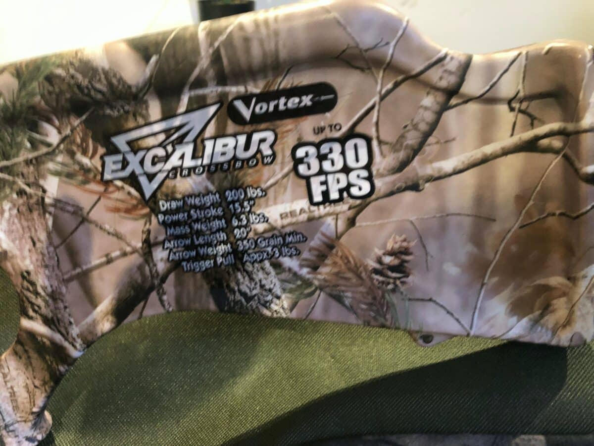 Arbalètes Excalibur Vortex 330FPS