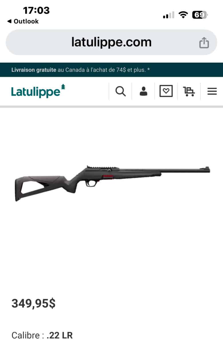 Ai carabine Winchester à vendre