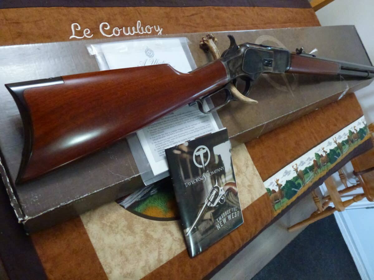 ***NEUF dans sa BOITE*** Taylor’s &Co 873 Uberti 32-20 color case