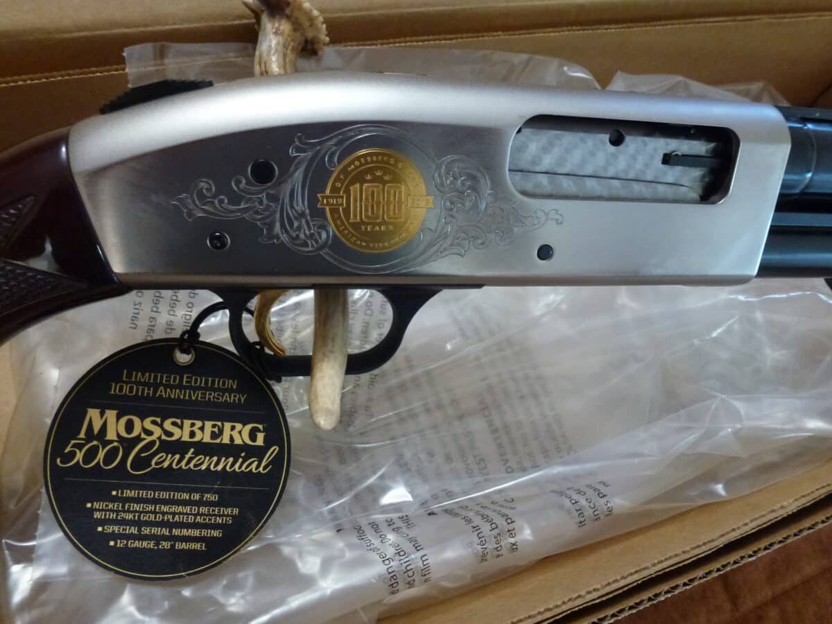 ***1600$***NEUF*MOSSBERG 500CENTENNIAL LIMITED EDITION MGF 750