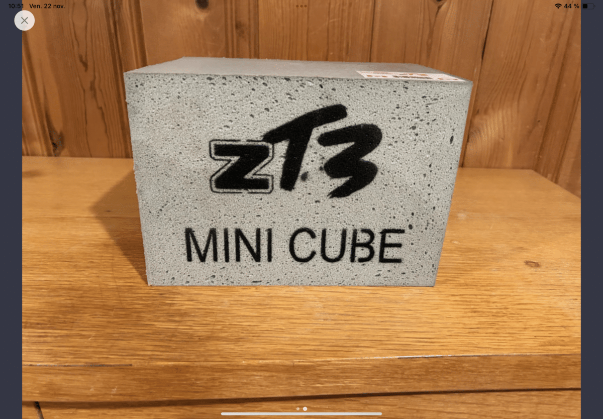 Mini cube de décharge d’arbalète 7x7x10″ modèle ZT3 MC7710