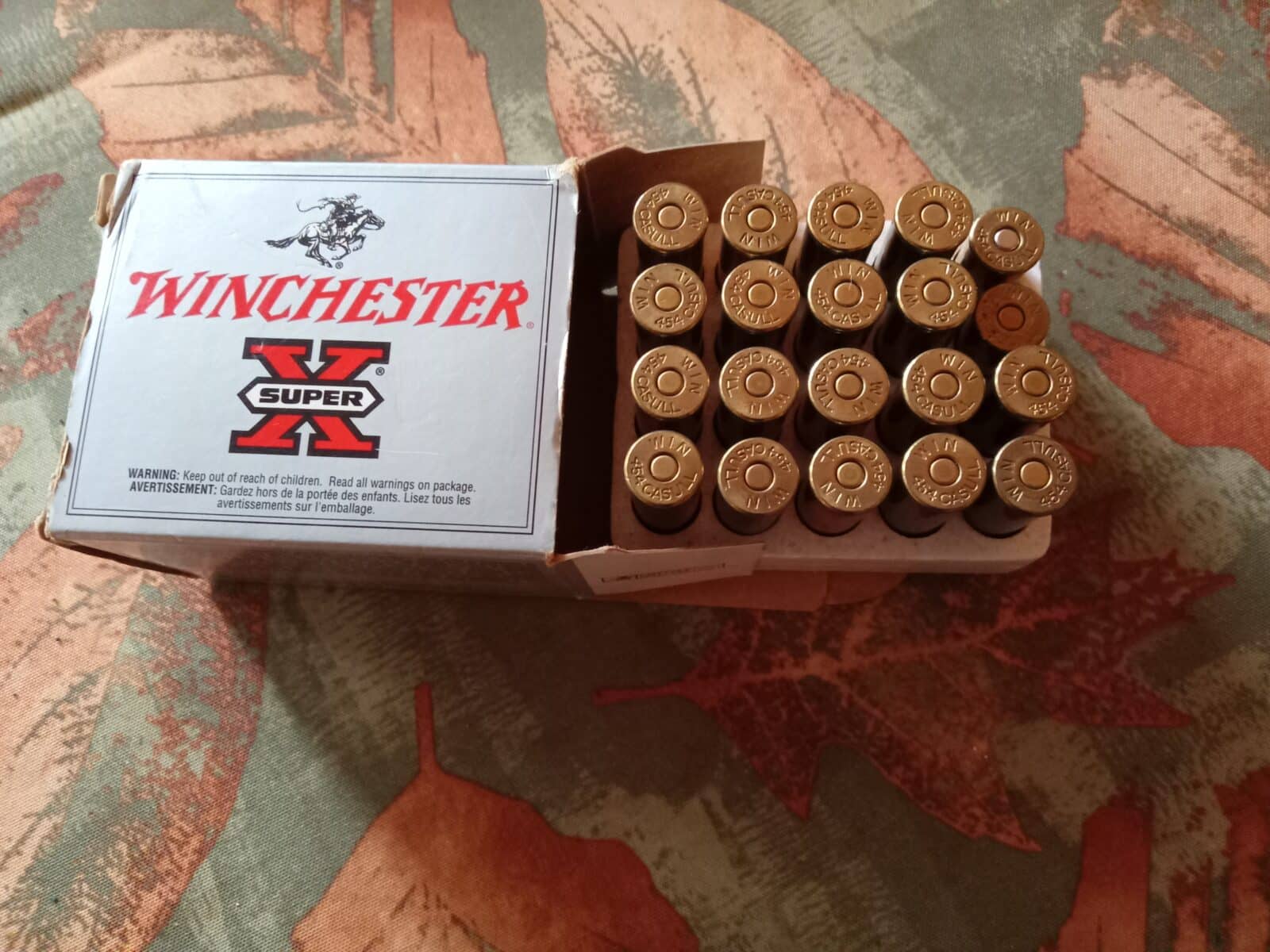 Ammunition de cal.454 Casull