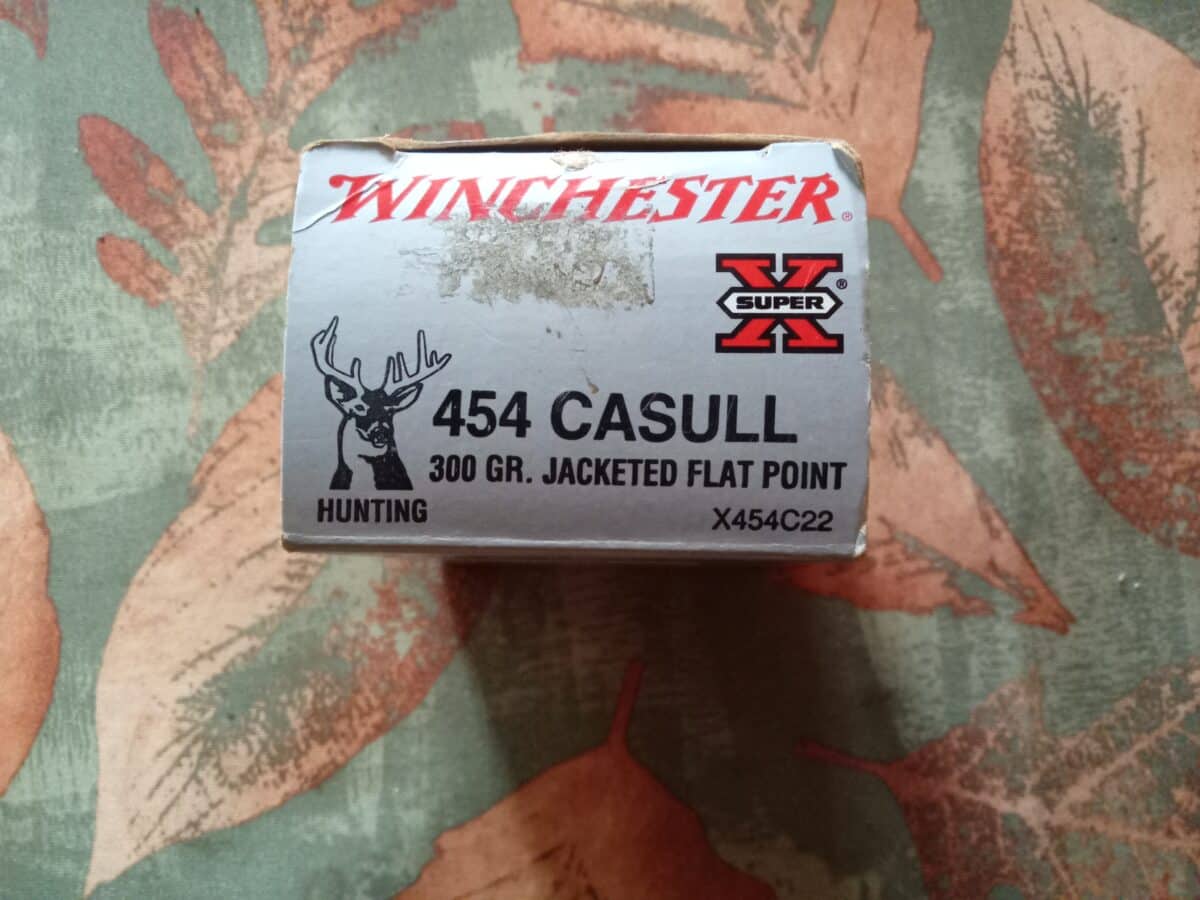 Ammunition de cal.454 Casull