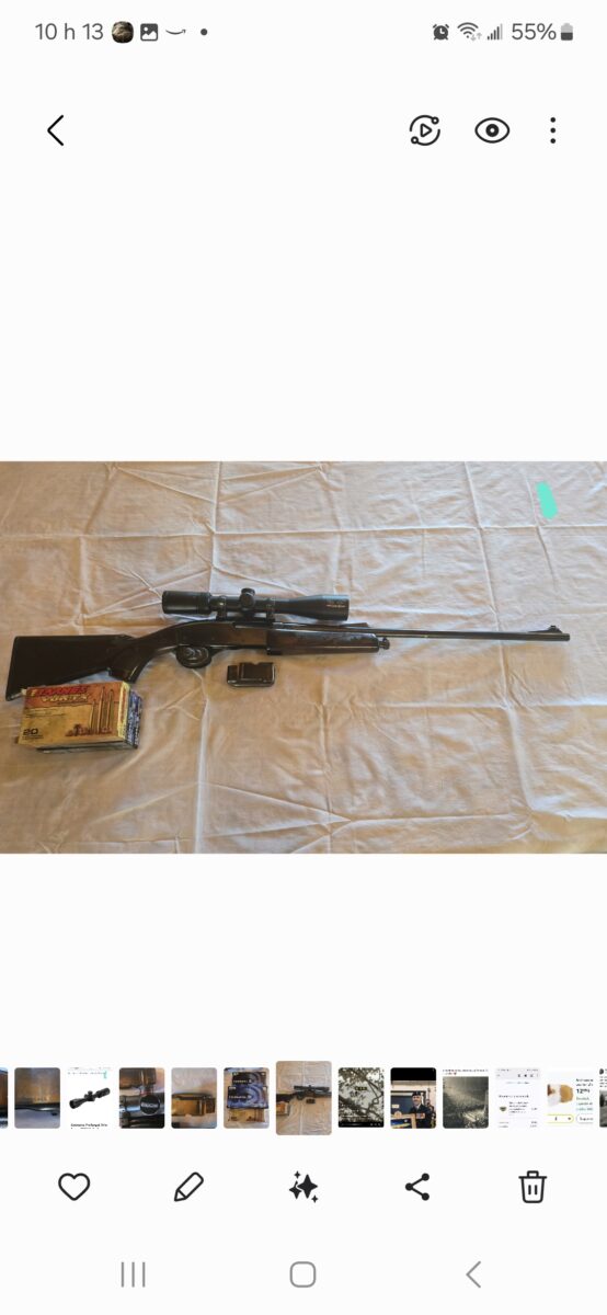 remington 270 modele 7600 avec telescope simmons 3×9×40